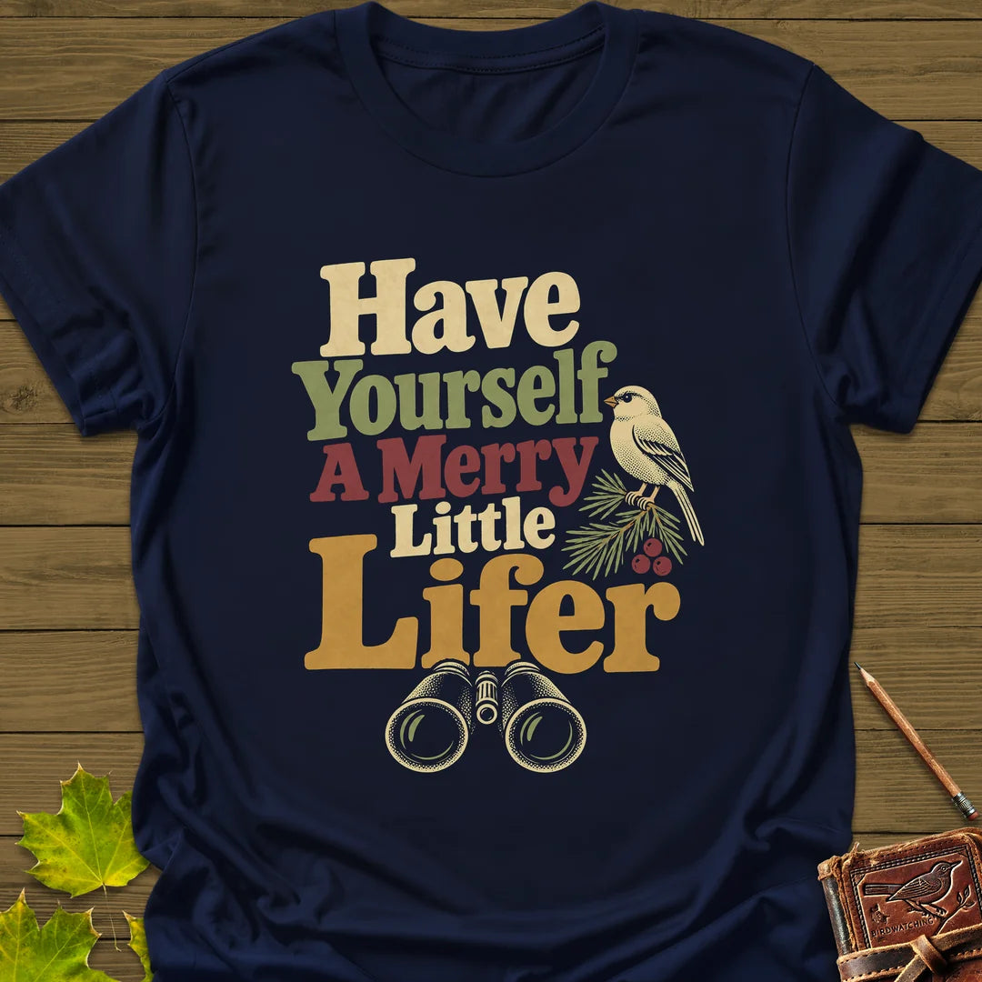 Merry Little Lifer T-Shirt in Navy