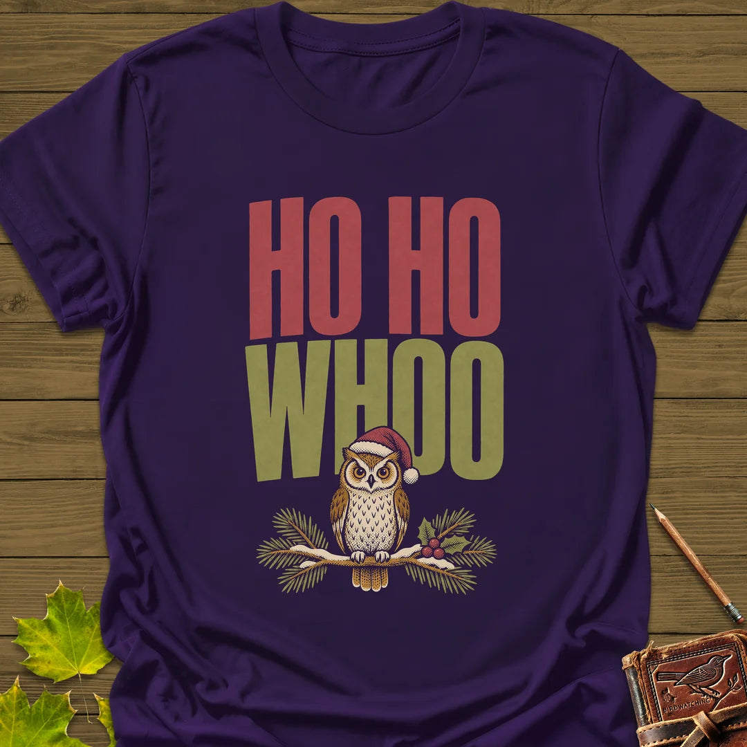 Ho Ho Whoo T-Shirt in Purple