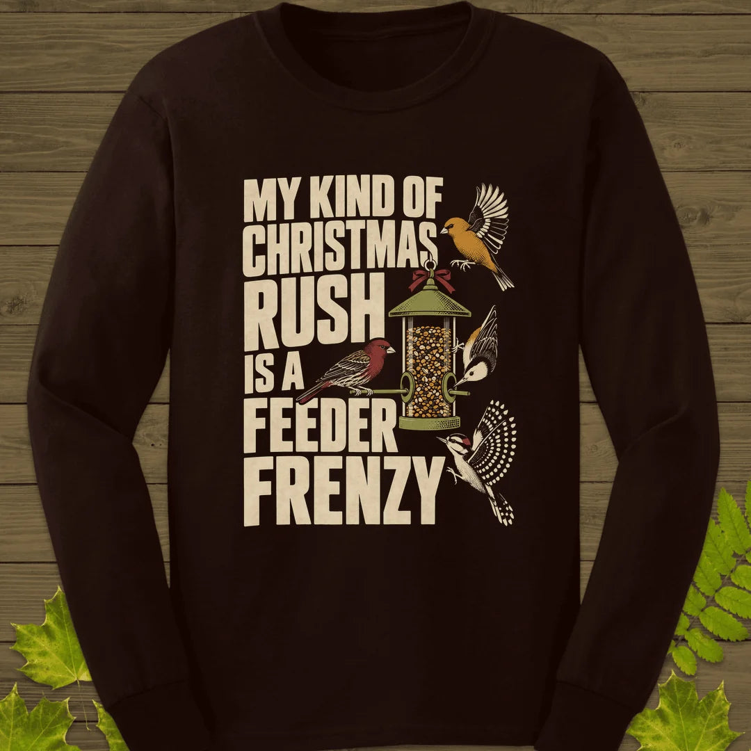 Feeder Frenzy Long Sleeve in Dark Chocolate
