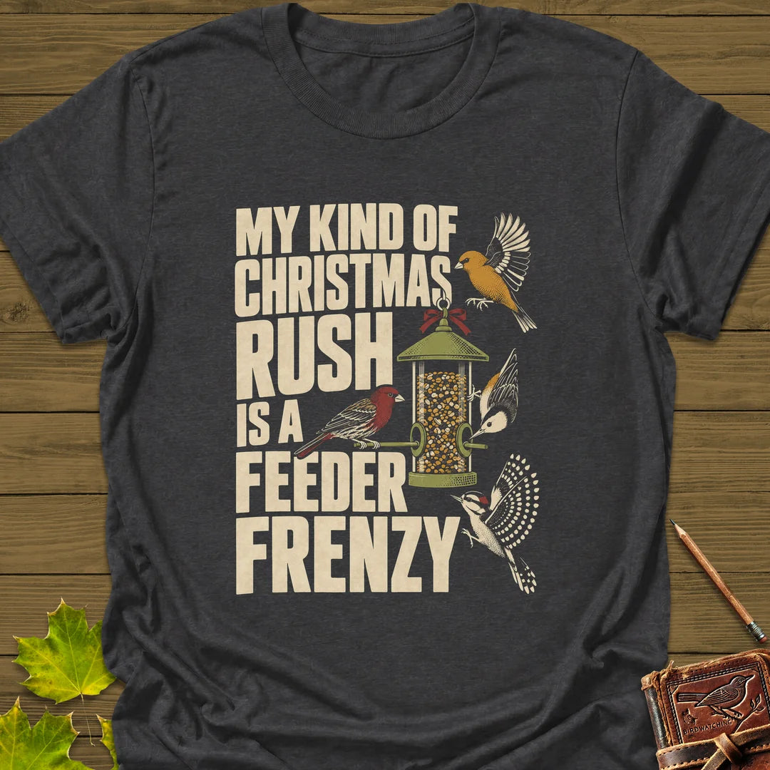 Feeder Frenzy T-Shirt in Dark Heather