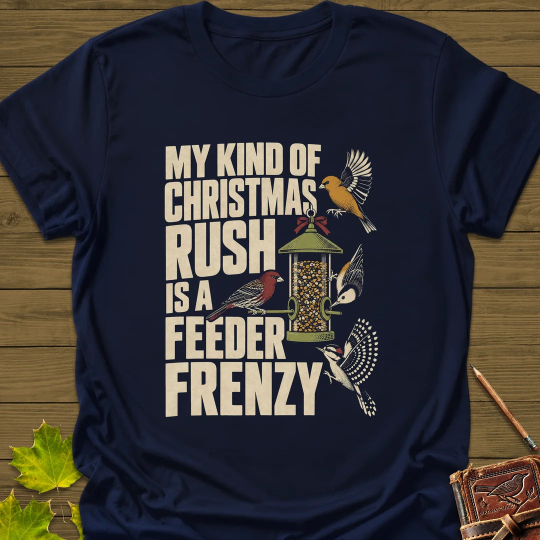 Feeder Frenzy T-Shirt in Navy