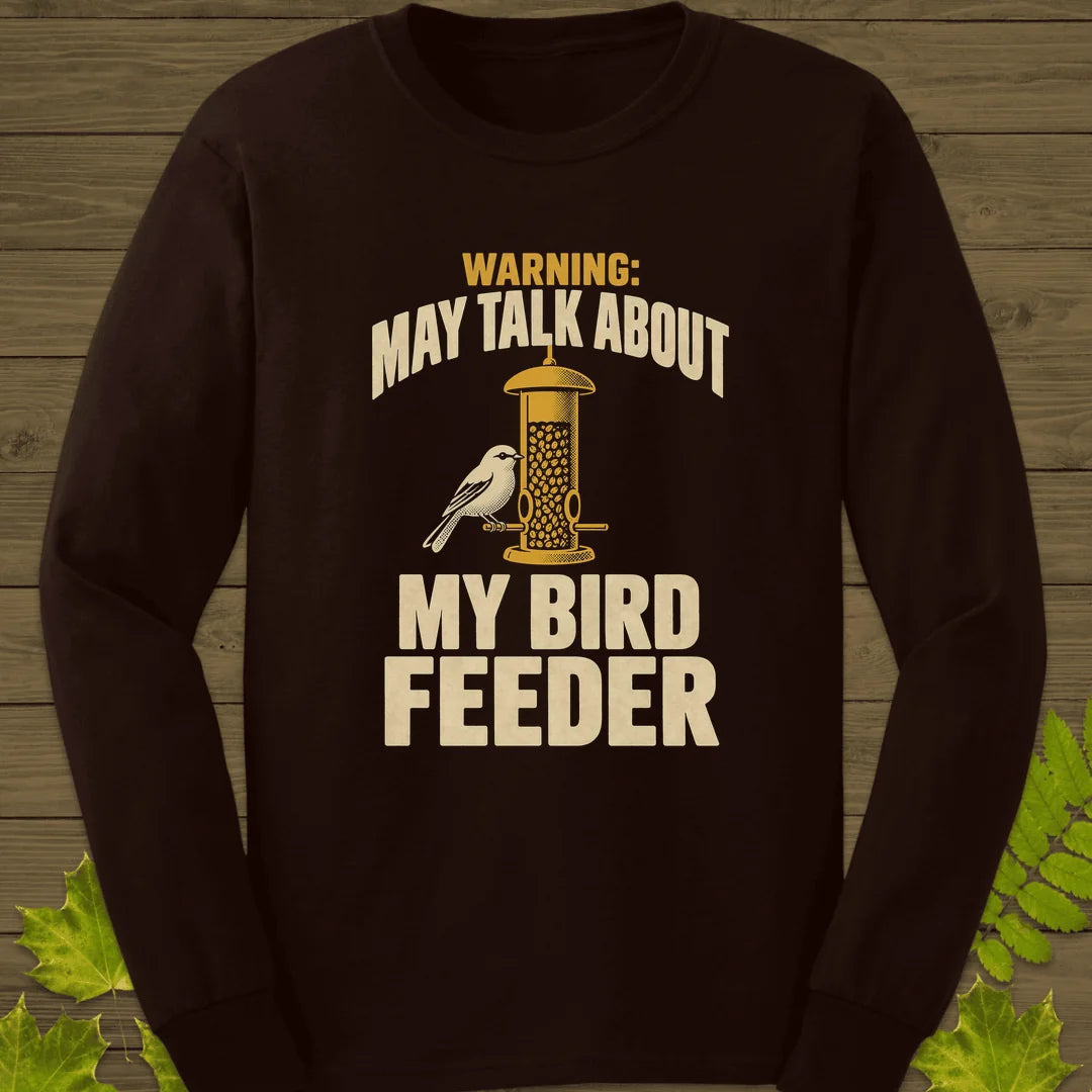 Feeder Warning Long Sleeve in Dark Chocolate
