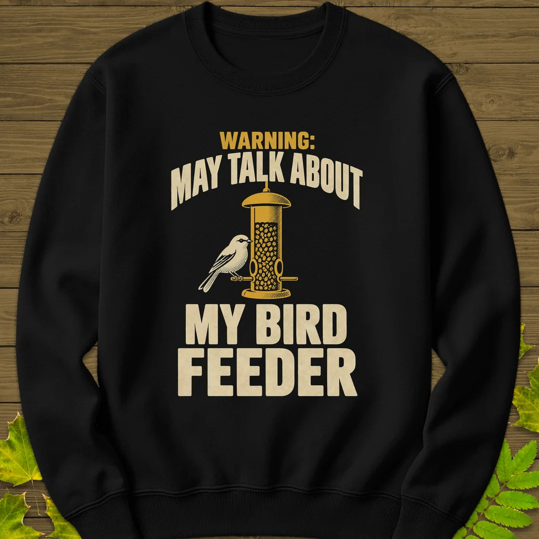 Feeder Warning Sweatshirt in Black