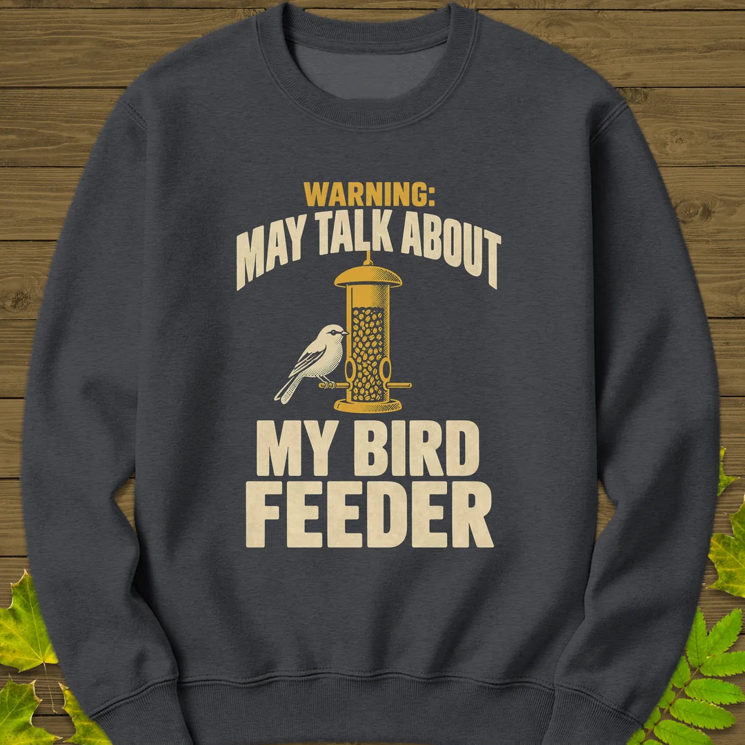 Feeder Warning Sweatshirt in Dark Heather