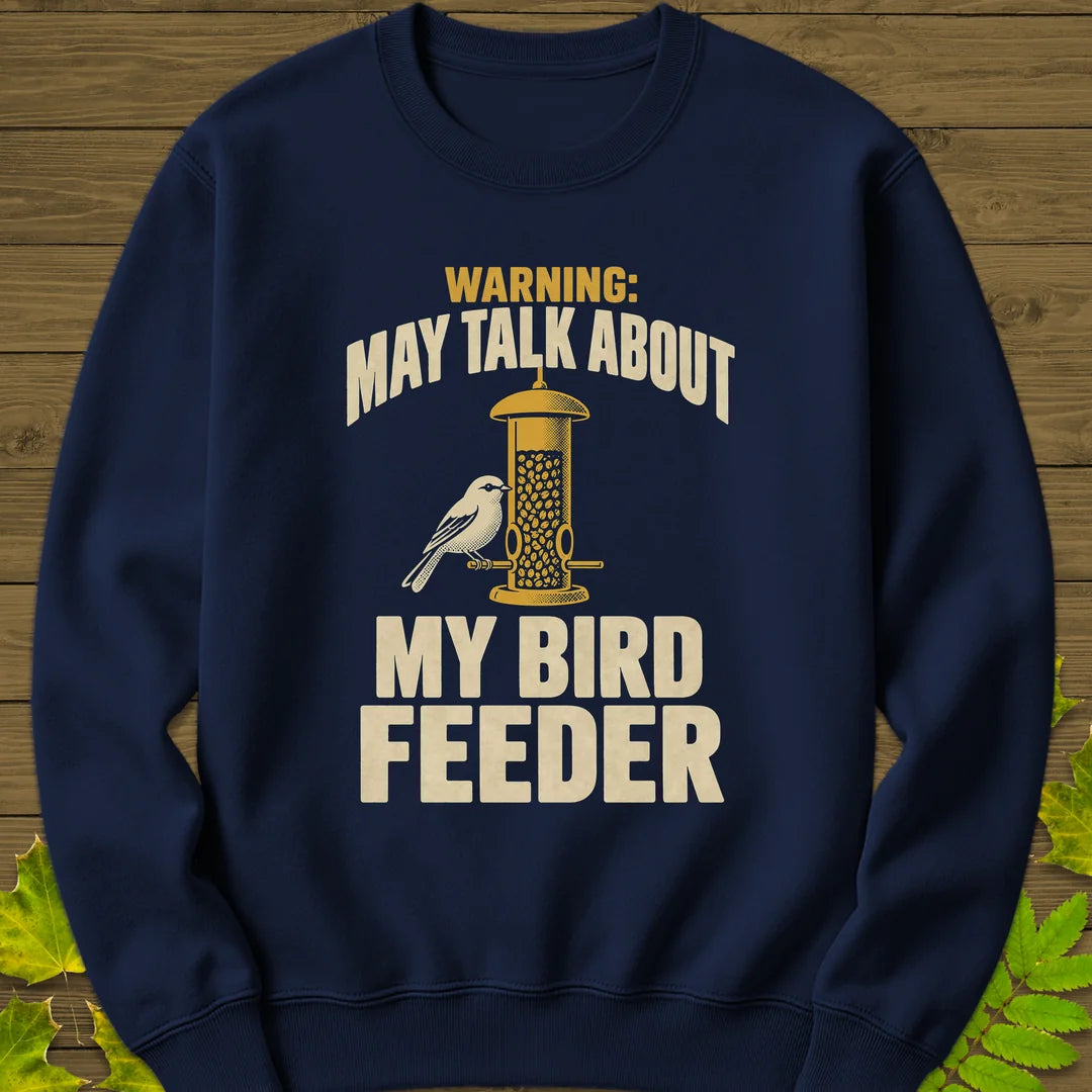 Feeder Warning Sweatshirt in Navy