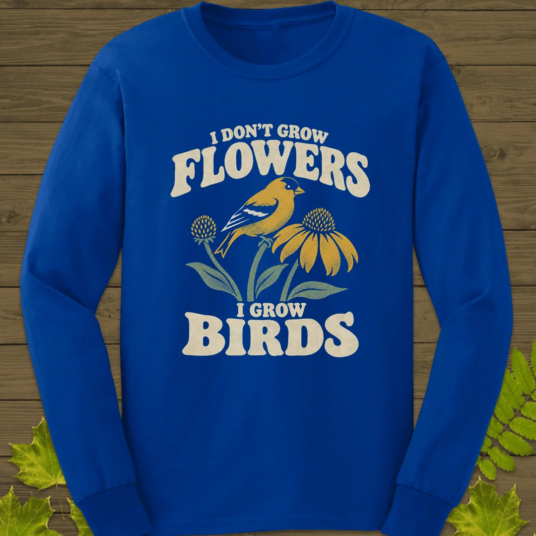I Grow Birds Long Sleeve in Royal