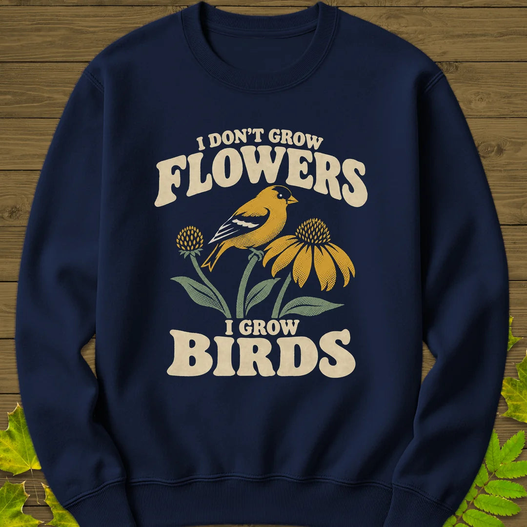I Grow Birds Sweatshirt in Navy