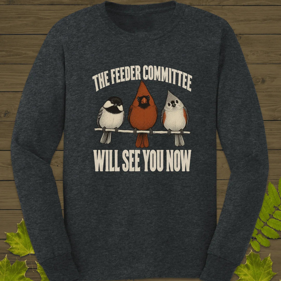 Feeder Committee Long Sleeve in Dark Heather