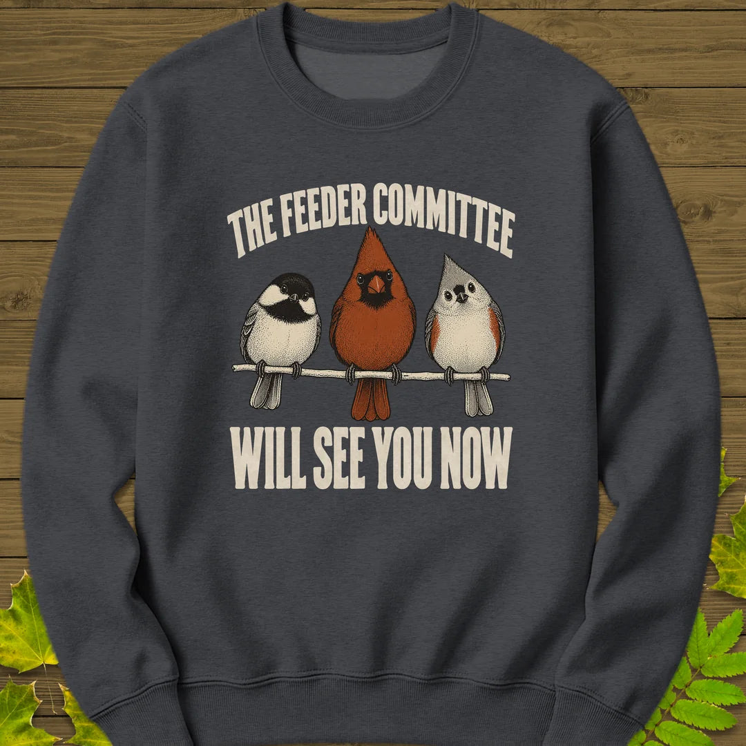 Feeder Committee Sweatshirt in Dark Heather