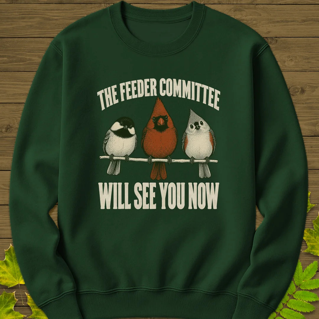 Feeder Committee Sweatshirt in Forest Green