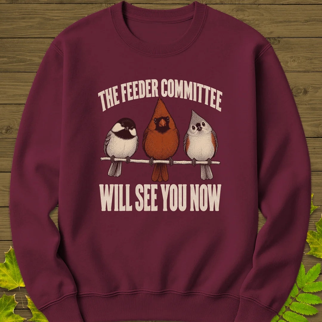 Feeder Committee Sweatshirt in Maroon