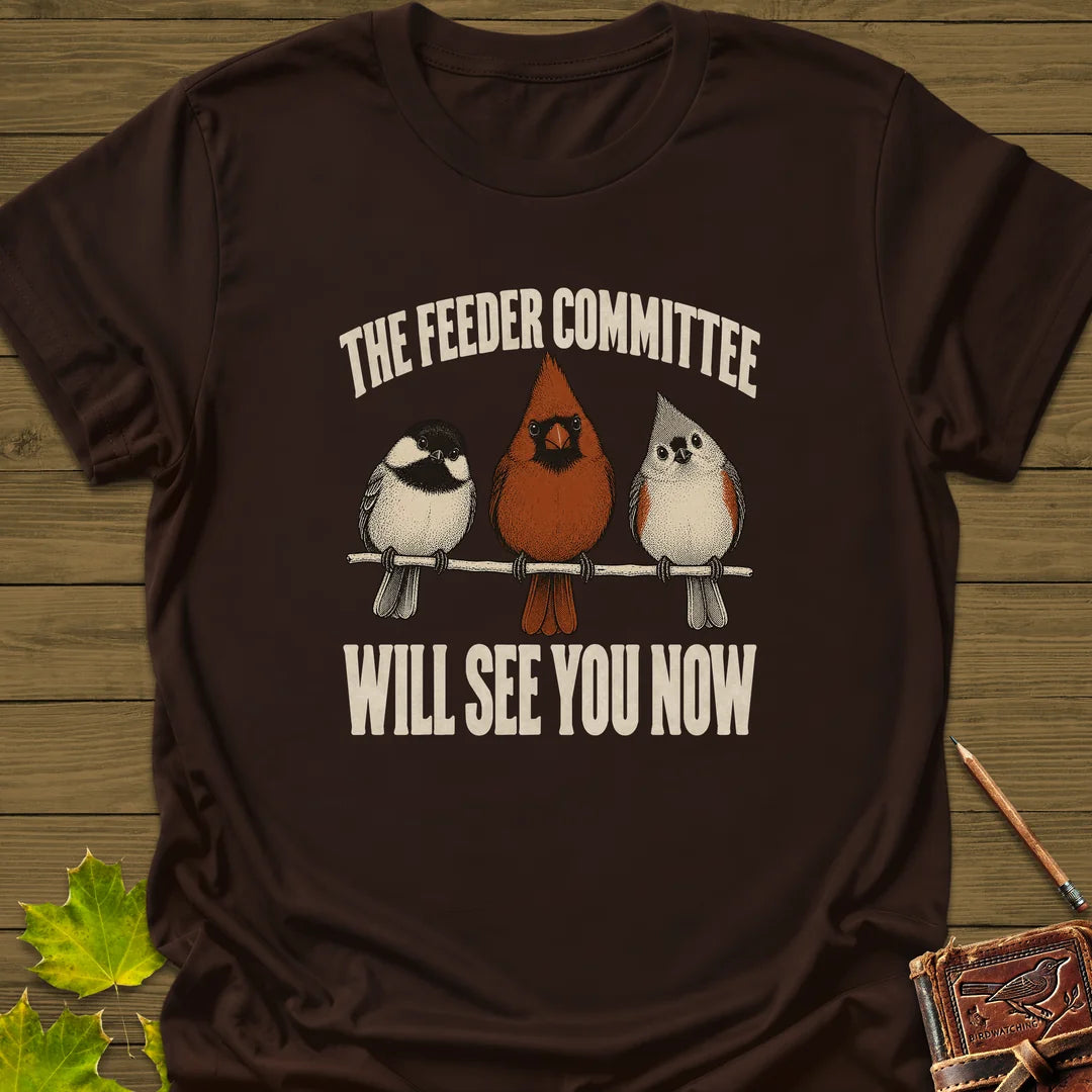 Feeder Committee T-Shirt in Dark Chocolate