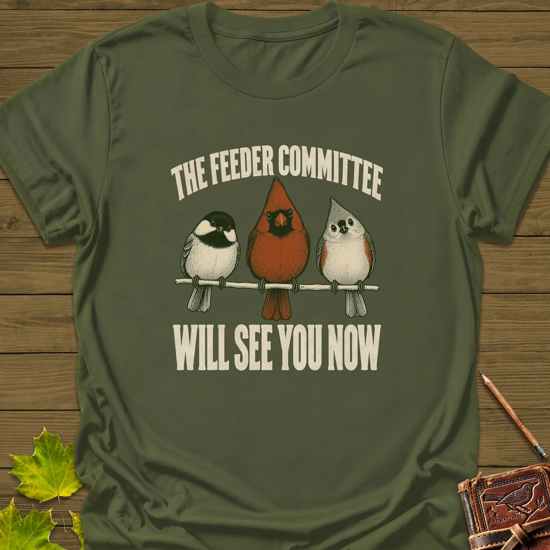 Feeder Committee T-Shirt in Military Green