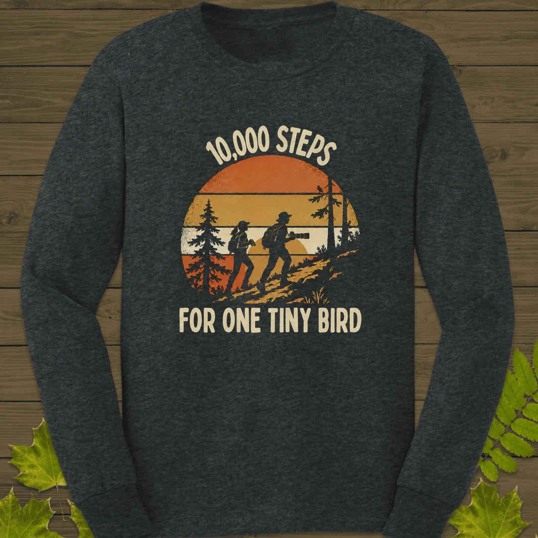 Tiny Bird Trek Long Sleeve in Dark Heather