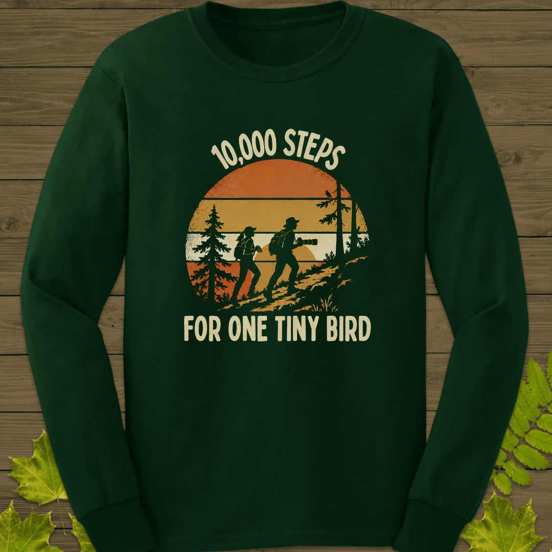 Tiny Bird Trek Long Sleeve in Forest Green