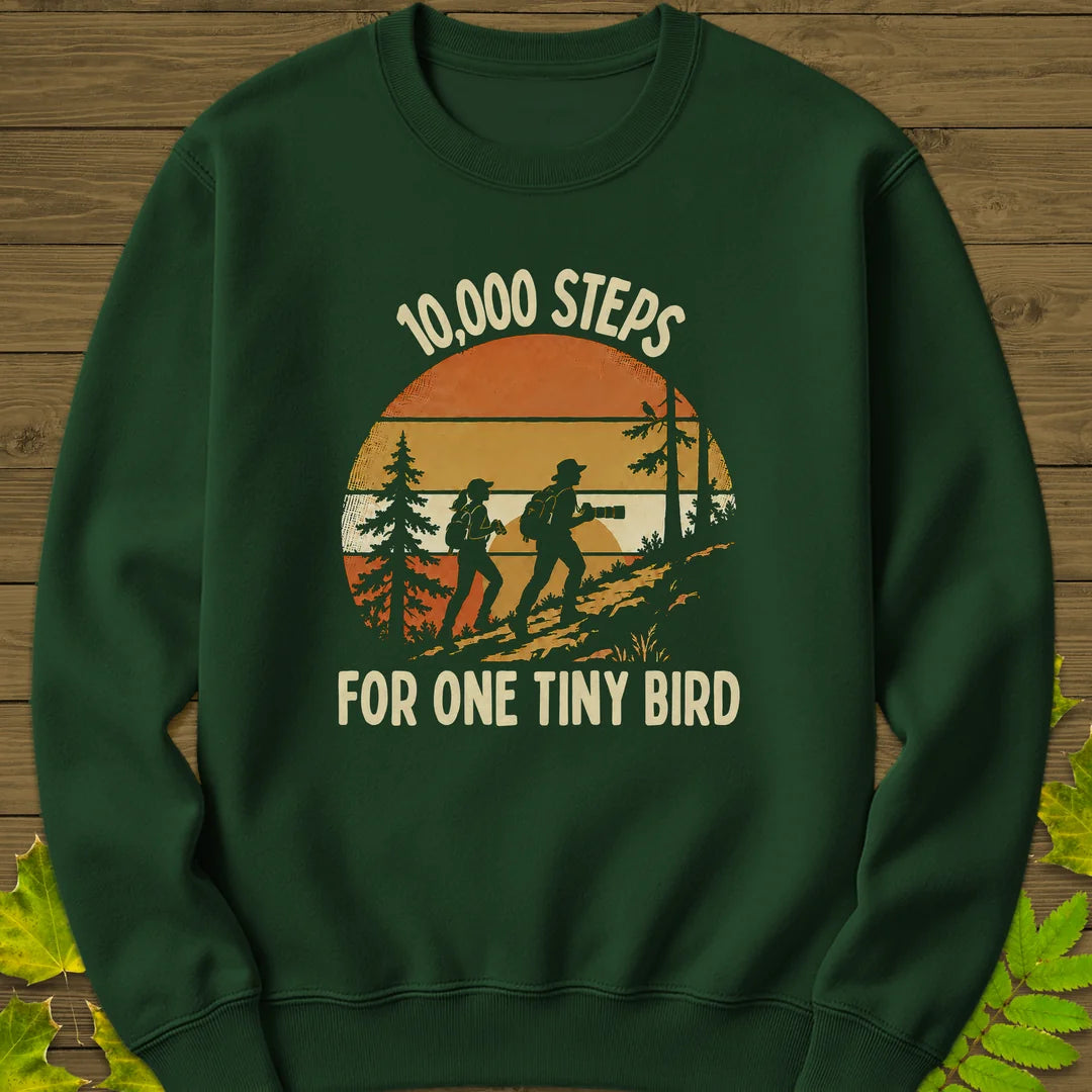 Tiny Bird Trek Sweatshirt in Forest Green