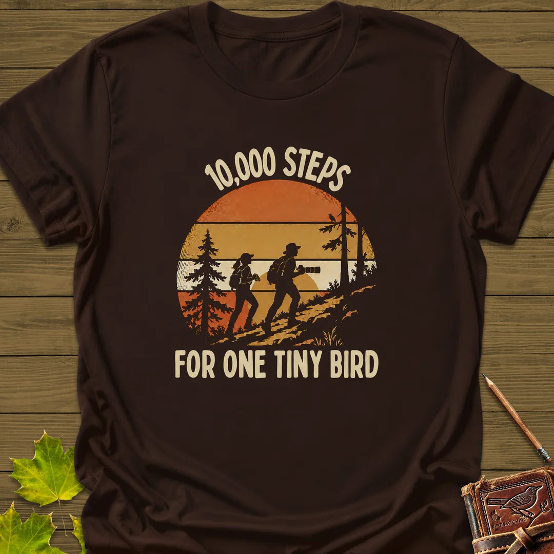 Tiny Bird Trek T-Shirt in Dark Chocolate
