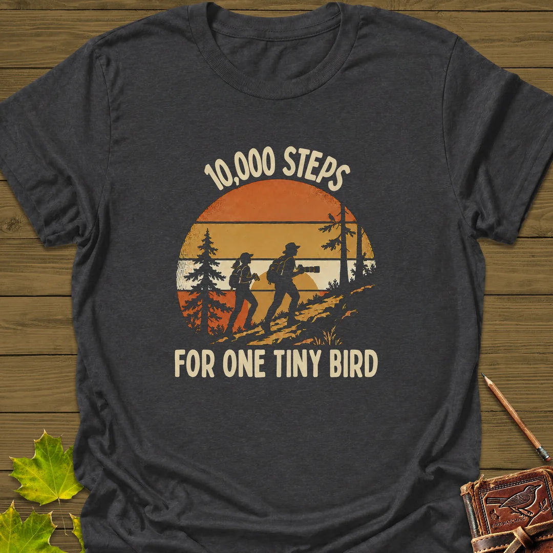 Tiny Bird Trek T-Shirt in Dark Heather