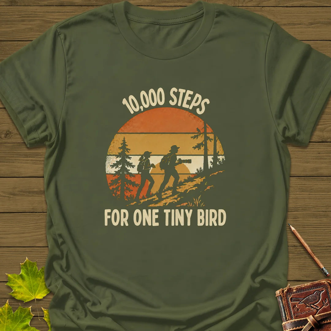 Tiny Bird Trek T-Shirt in Military Green
