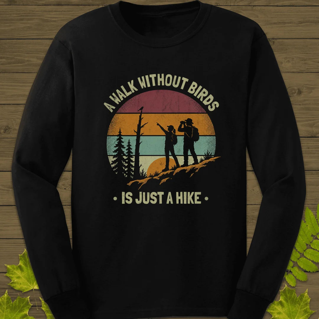 Just A Hike Long Sleeve in Black
