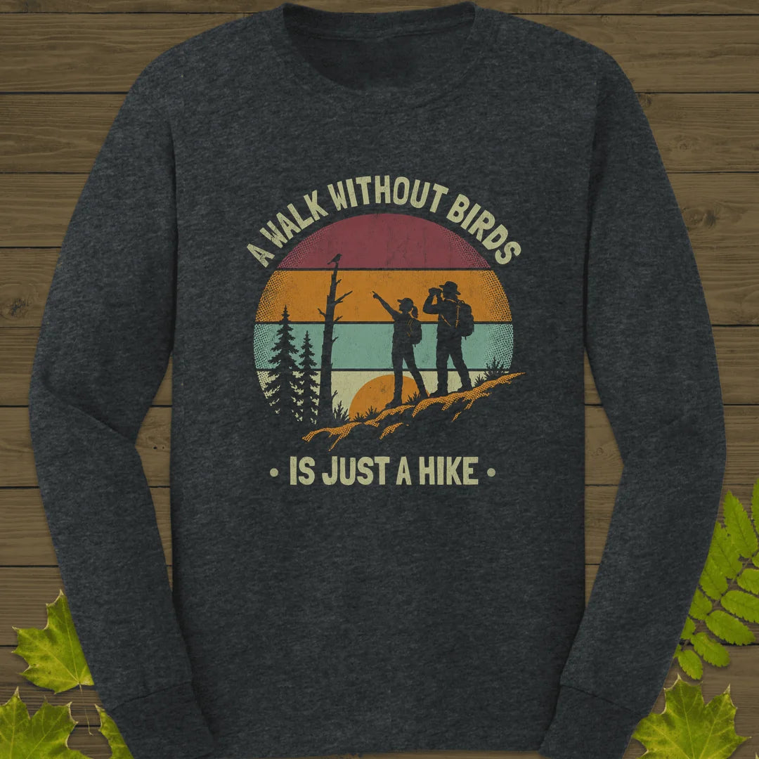 Just A Hike Long Sleeve in Dark Heather