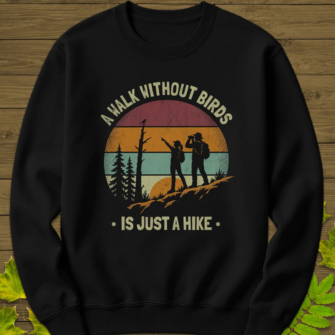 Just A Hike Sweatshirt in Black