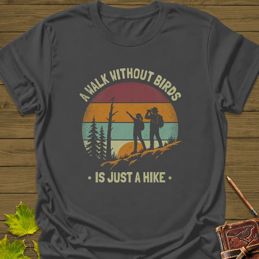 Just A Hike T-Shirt in Charcoal