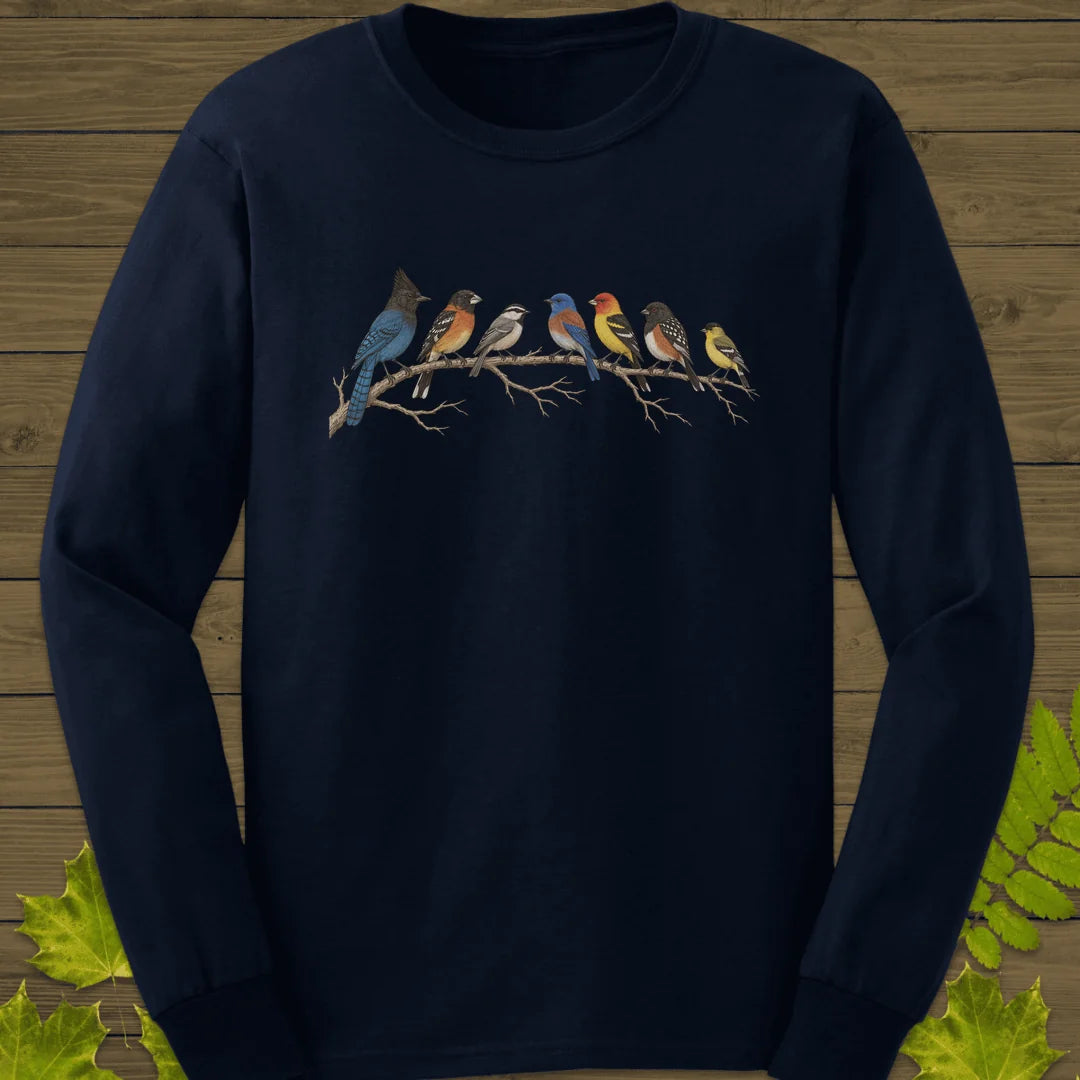 Perched Together Long Sleeve in Navy