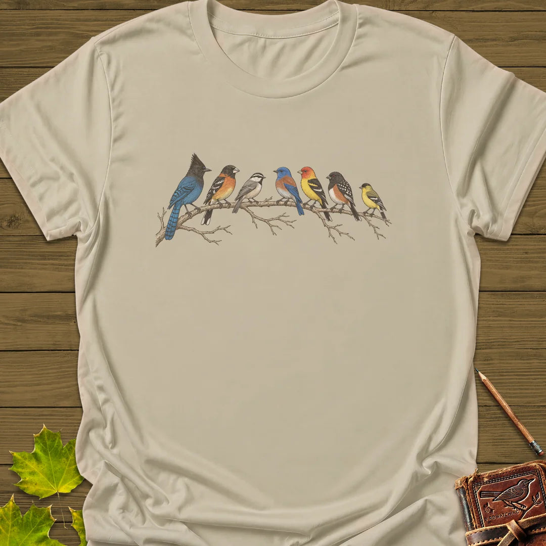 Perched Together T-Shirt in Sand