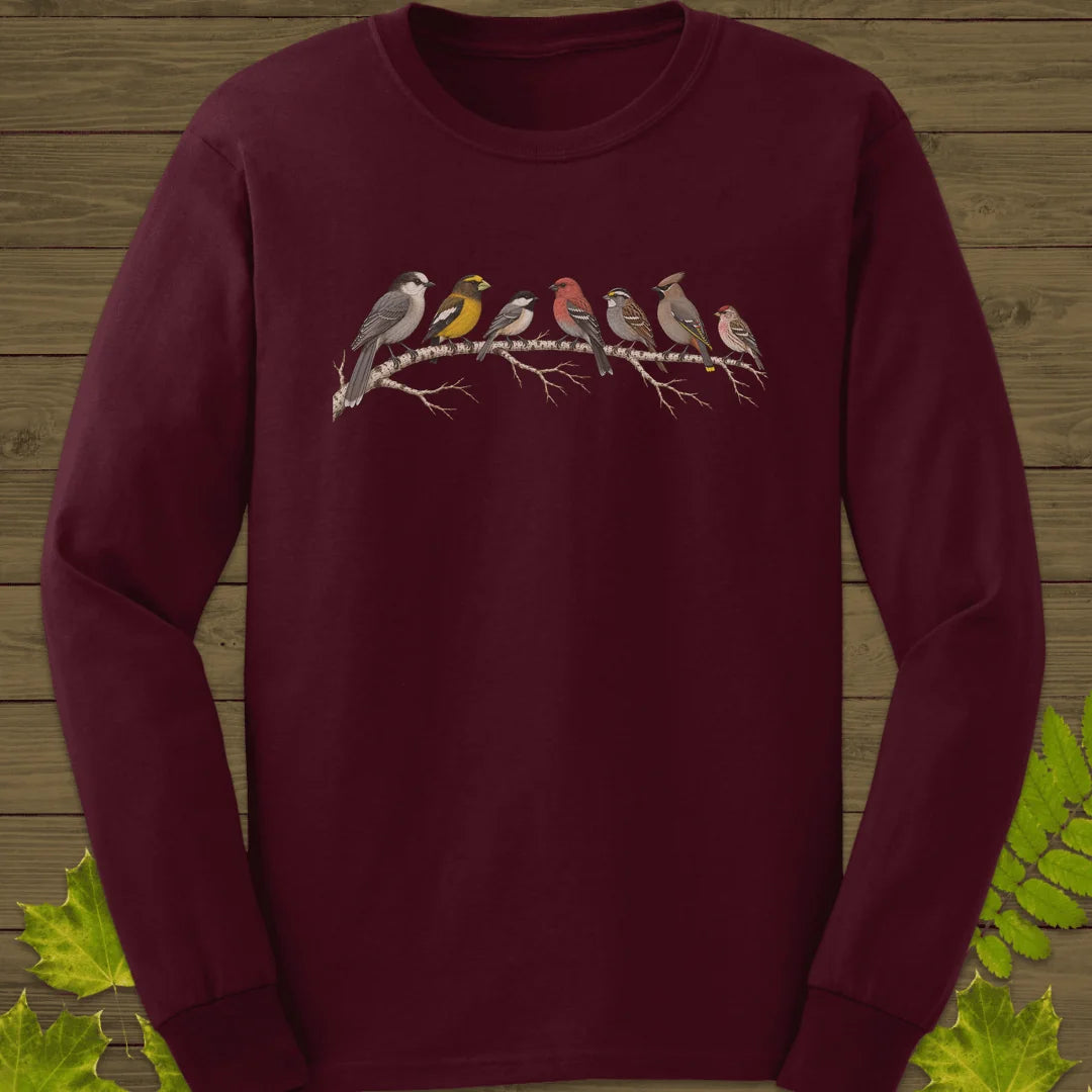 Seven On A Branch Long Sleeve in Maroon