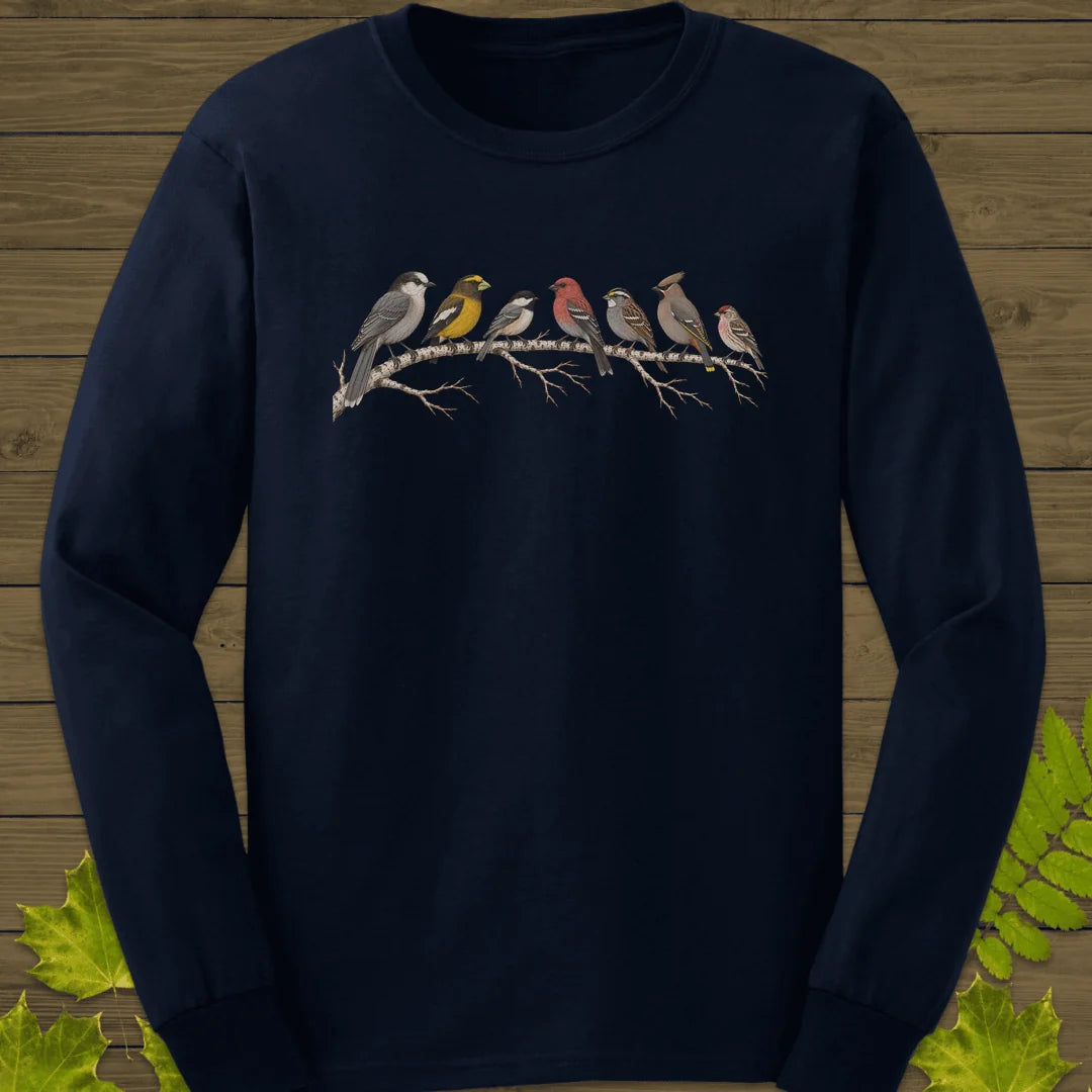 Seven On A Branch Long Sleeve in Navy