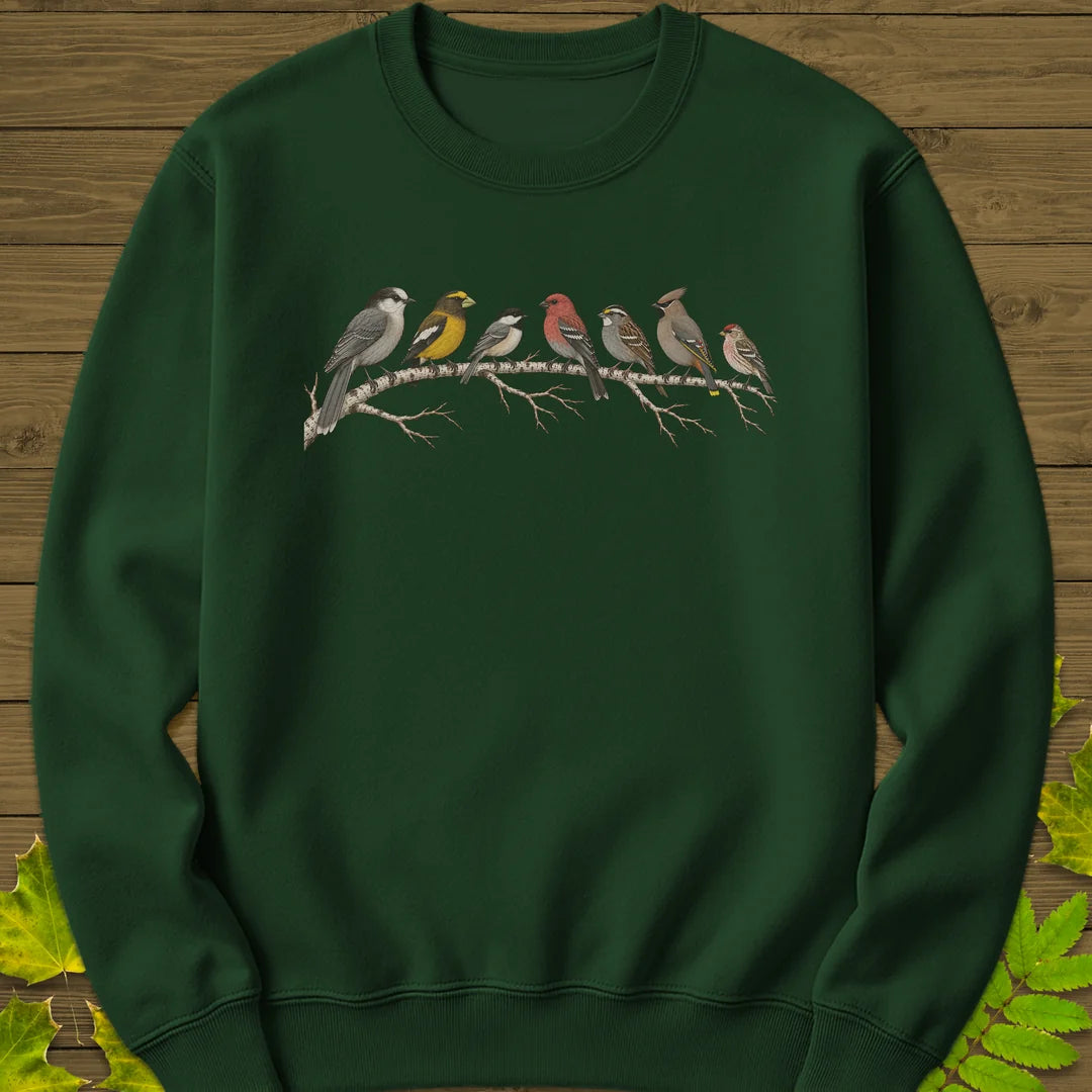 Seven On A Branch Sweatshirt in Forest Green