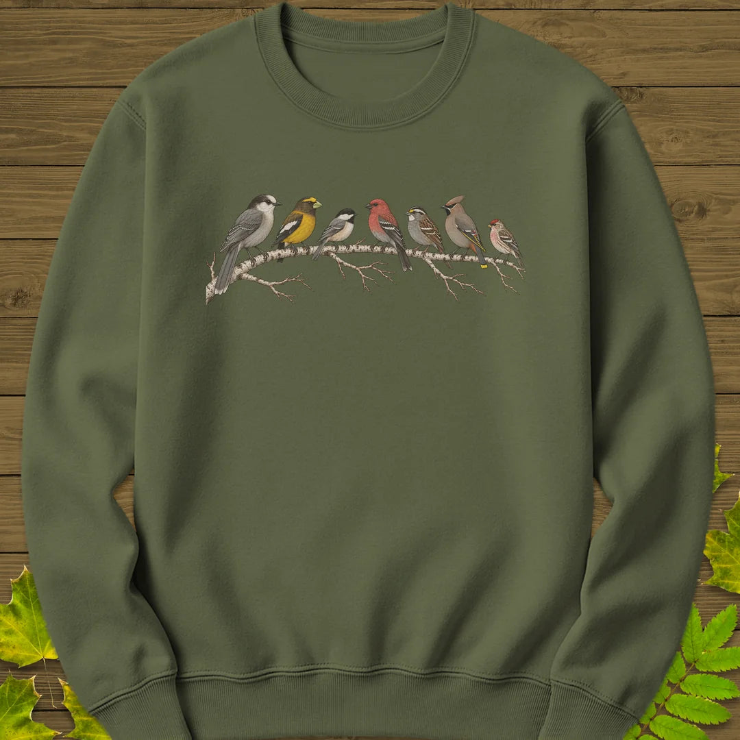 Seven On A Branch Sweatshirt in Military Green