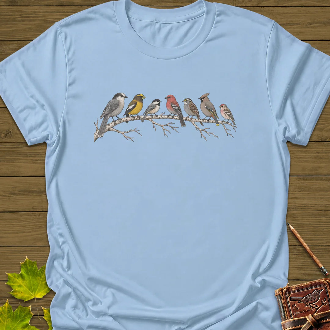 Seven On A Branch T-Shirt in Light Blue