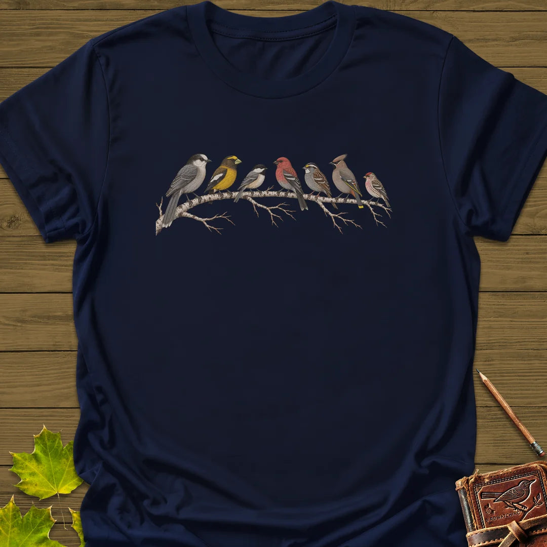 Seven On A Branch T-Shirt in Navy