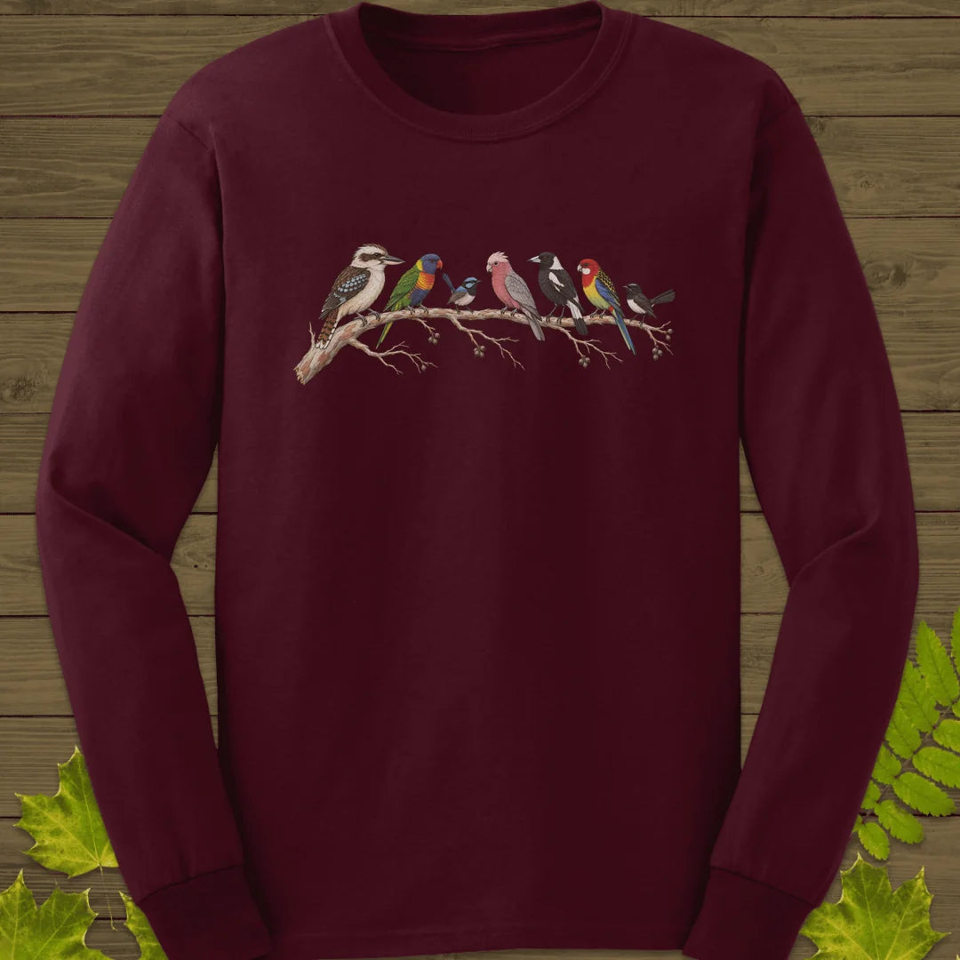Bush Chorus Long Sleeve in Maroon