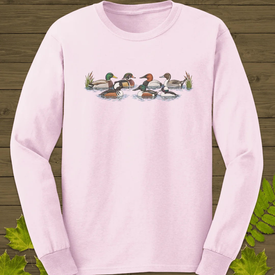 Duck Row Long Sleeve in Light Pink