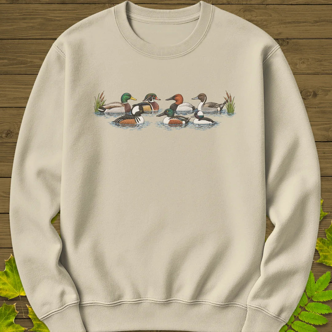 Duck Row Sweatshirt in Sand