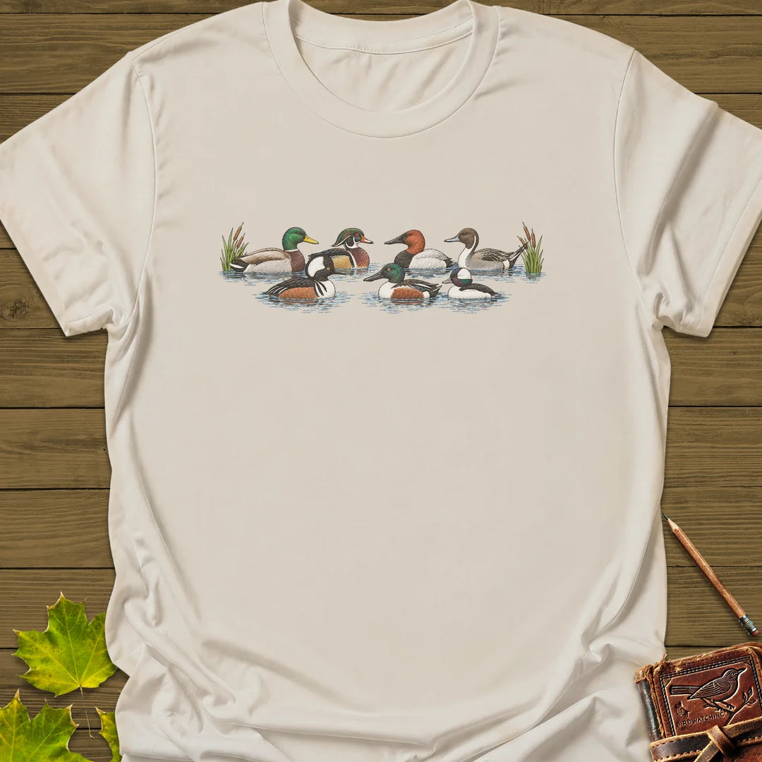 Duck Row T-Shirt in Natural