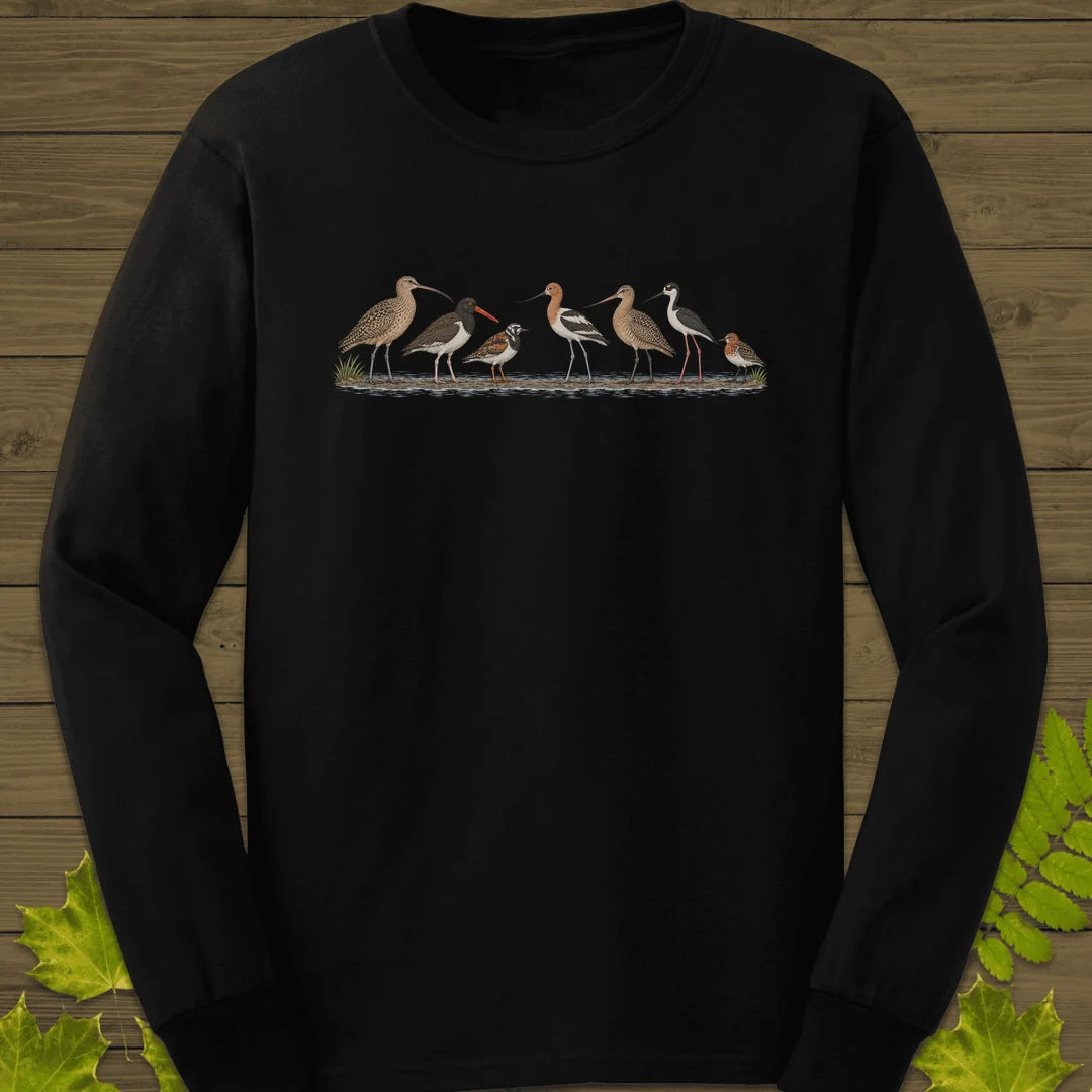 Shorebird Lineup Long Sleeve in Black