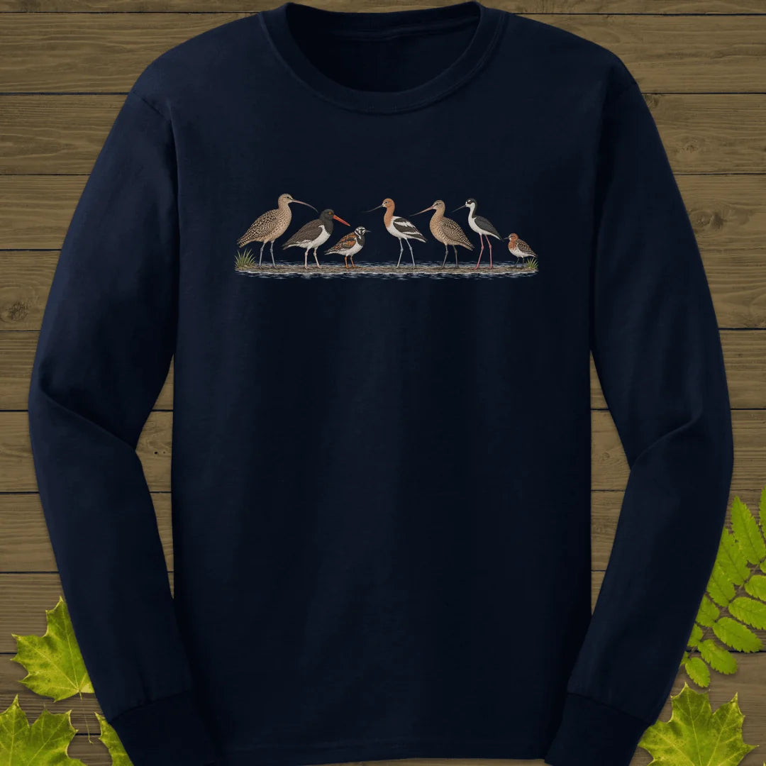 Shorebird Lineup Long Sleeve in Navy