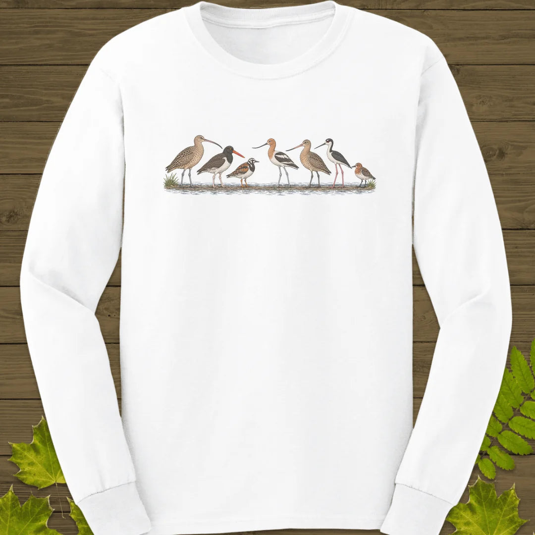 Shorebird Lineup Long Sleeve in White