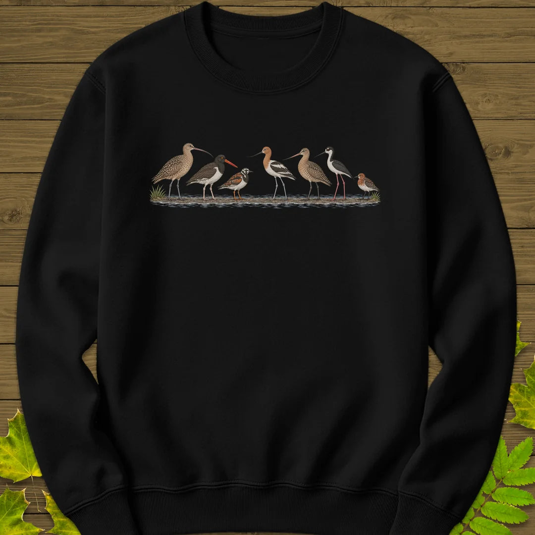 Shorebird Lineup Sweatshirt in Black