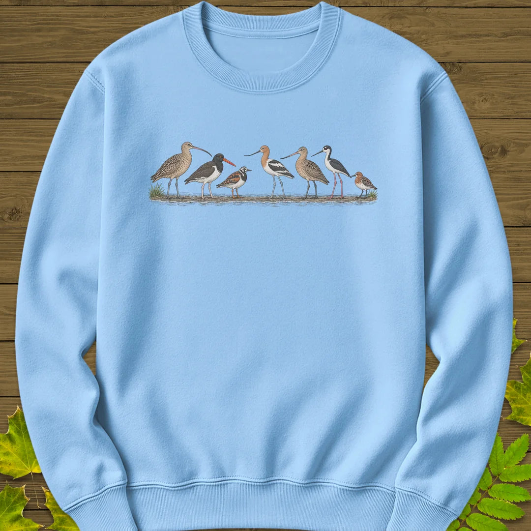 Shorebird Lineup Sweatshirt in Light Blue