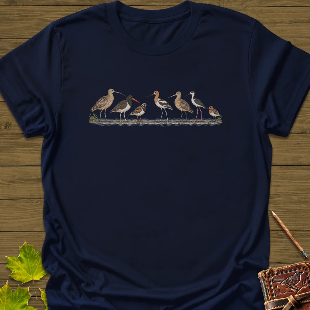 Shorebird Lineup T-Shirt in Navy