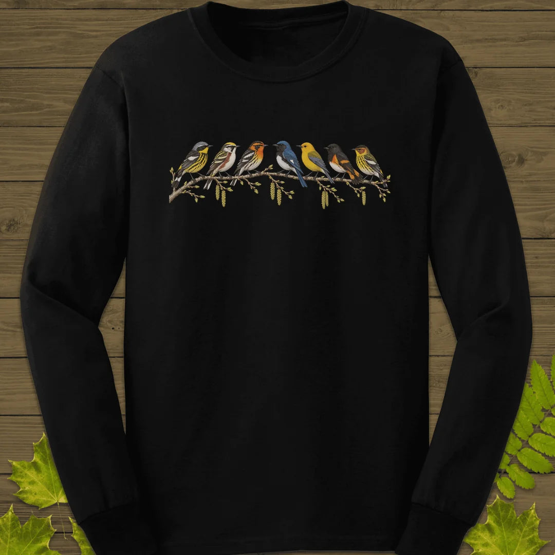Warbler Lineup Long Sleeve in Black