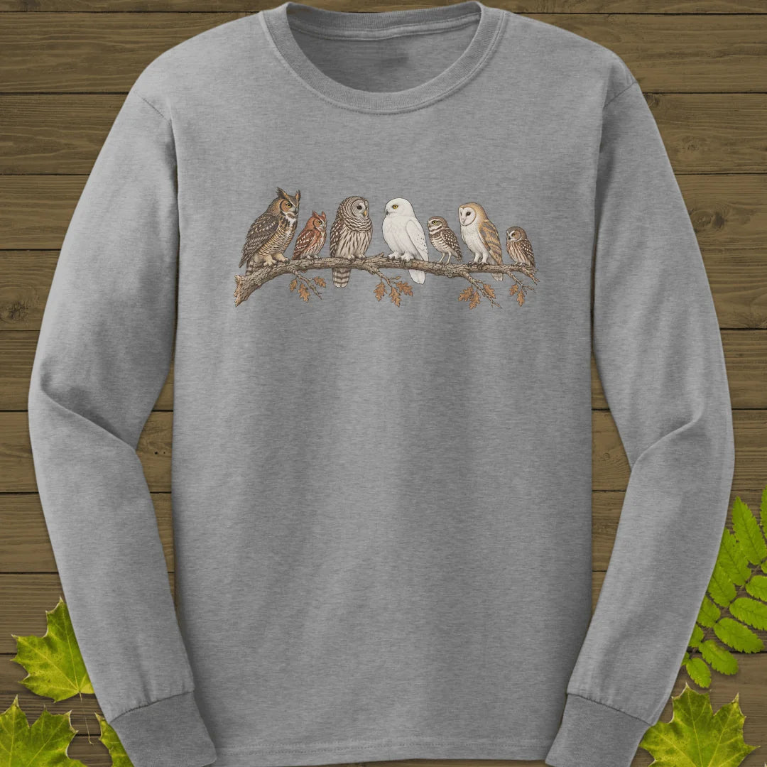 Owl Parliament Long Sleeve in Sport Grey