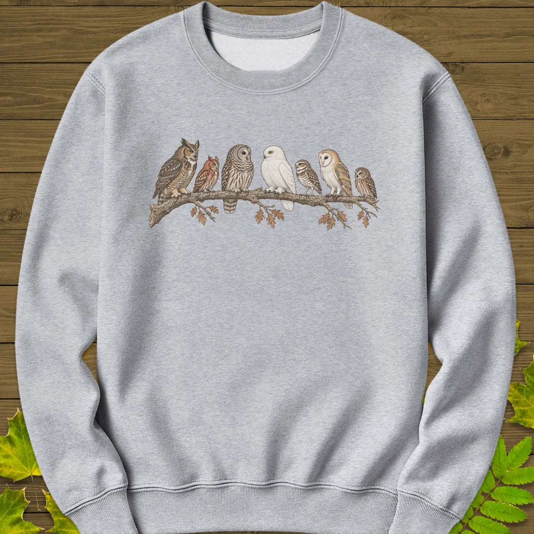 Owl Parliament Sweatshirt in Sport Grey