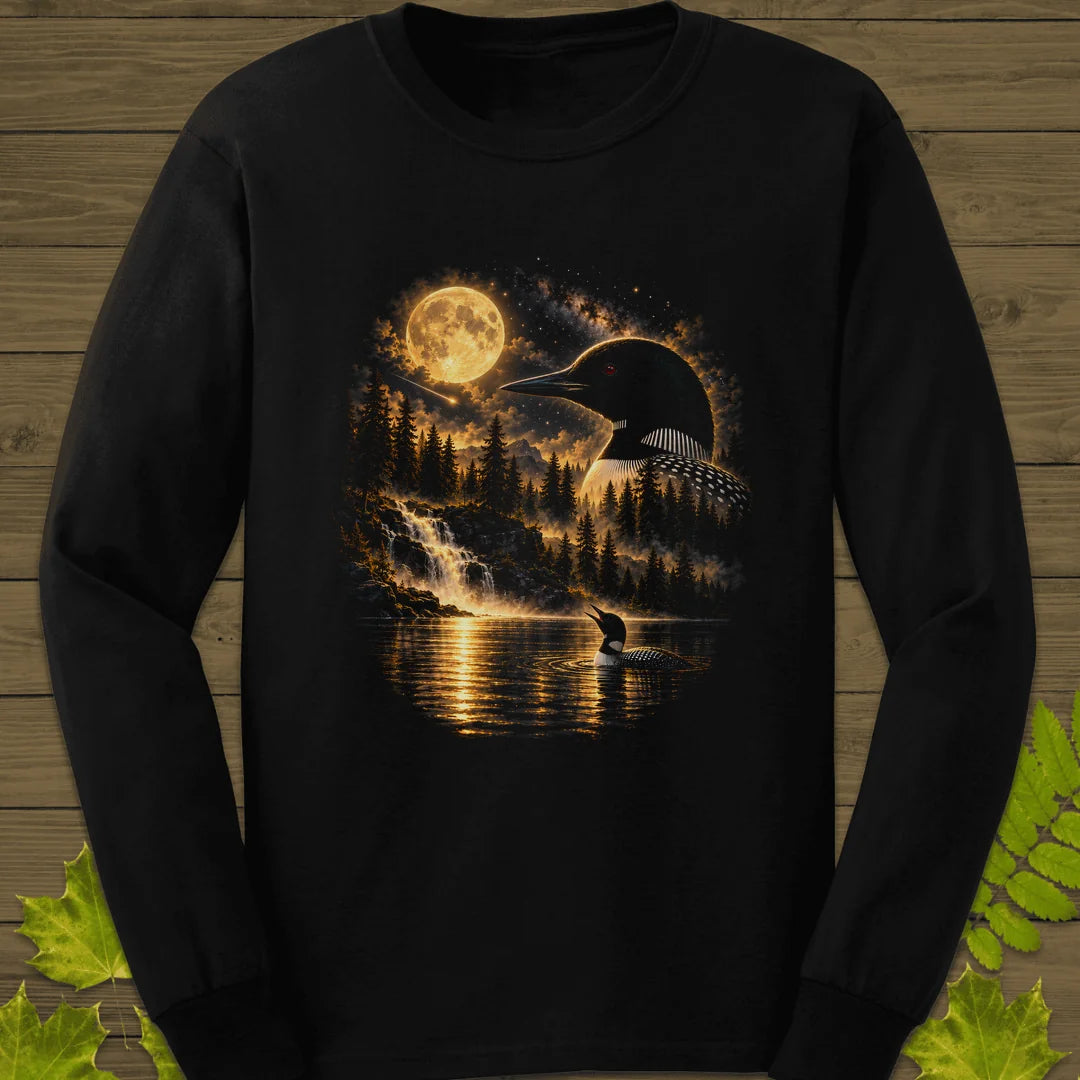 Moonlit Loon Long Sleeve in Black