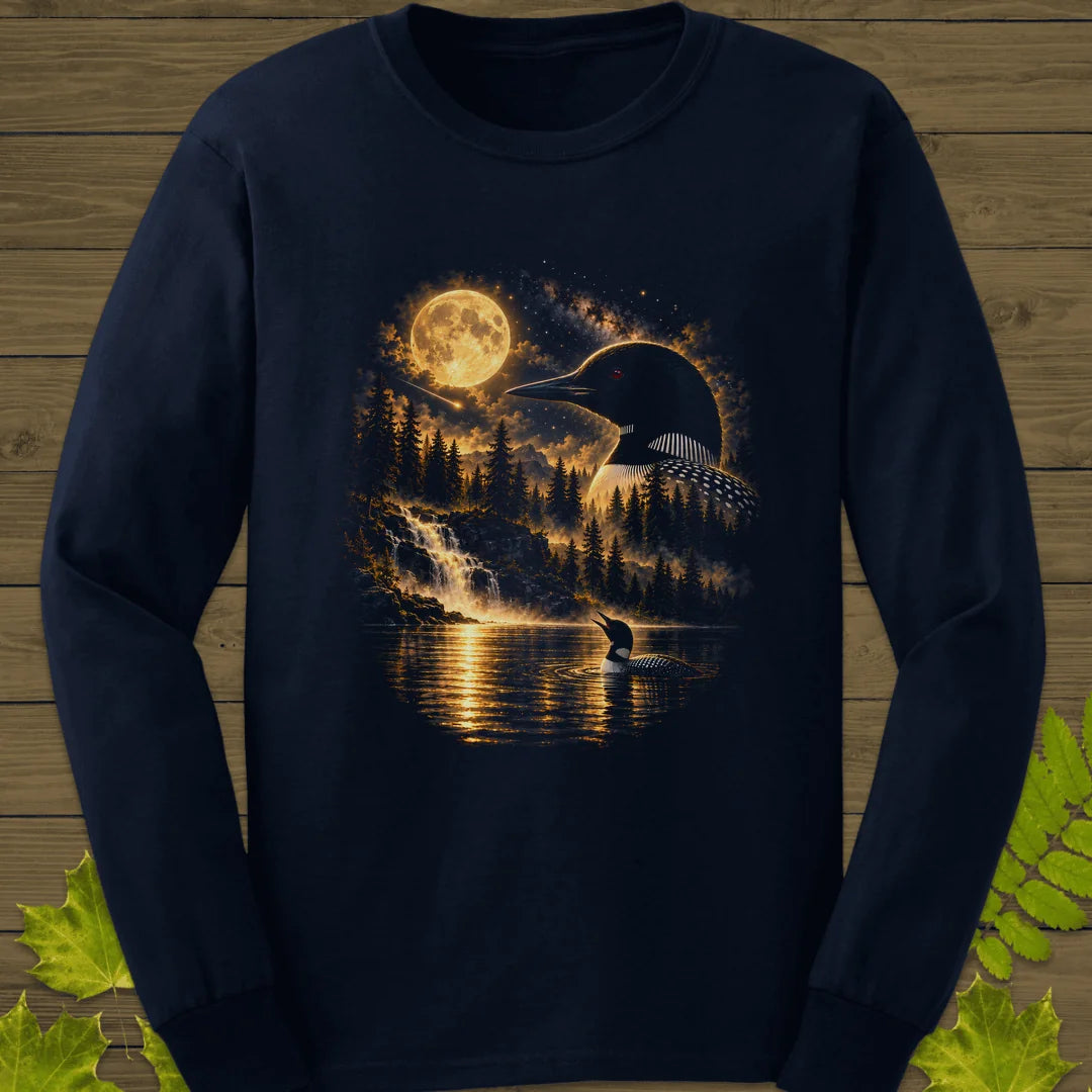 Moonlit Loon Long Sleeve in Navy